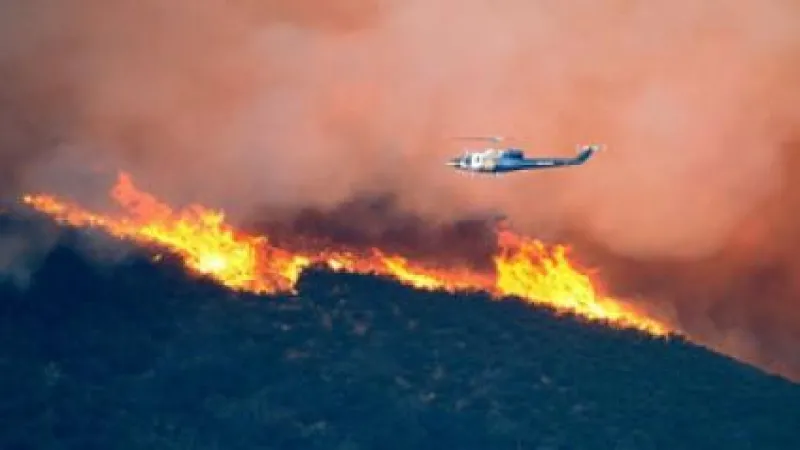 Türkiyədə meşə yanğını: 7 helikopter cəlb olundu