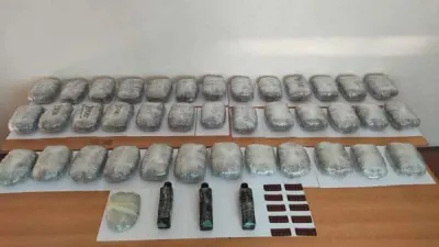 İranla sərhədimizdə əməliyyat: 10,7 kq narkotik götürüldü