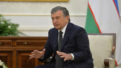 Mirziyayev Azərbaycanda səfərdədir