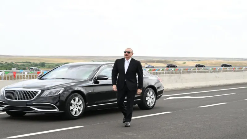 Prezident Əhmədbəyli-Füzuli-Şuşa yolunun açılışında... - Foto