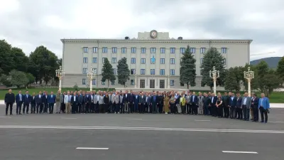 Diplomatlar Xankəndidə səfərdədir - Foto