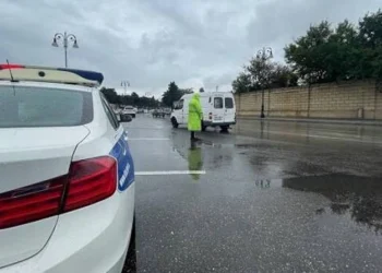 DYP yağıntılı hava şəraiti ilə bağlı hərəkət iştirakçılarına müraciət edib