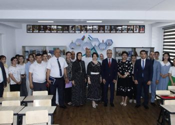 Özbəkistan universitetində Seyid Əzim Şirvani adına auditoriya açılıb FOTO