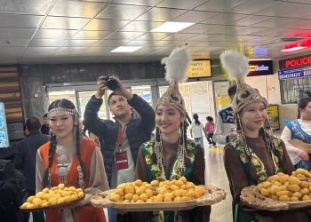 Qırğızıstanda Azərbaycan nümayəndə heyətini belə qarşıladılar – FOTO, VİDEO