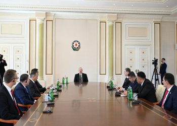 Prezident türk ölkələrinin DİN başçılarını qəbul etdi – Foto