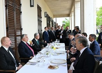 Budapeştdə TDT-nin dövlət və hökumət başçılarının şərəfinə rəsmi lanç verildi – FOTOLAR