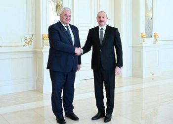 İlham Əliyev Ukrayna xarici işlər nazirini qəbul etdi