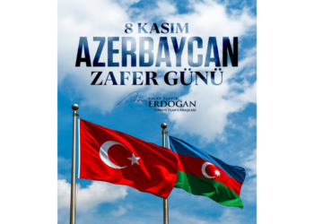 Ərdoğan Azərbaycan xalqını Zəfər Günü münasibətilə təbrik edib