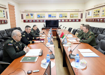 Azərbaycan və Belarus hərbi mütəxəssislərinin görüşü olub