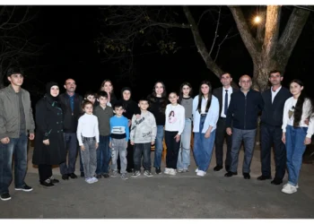 Leyla Əliyeva və Arzu Əliyeva Astarada Pəncəli Teymurovun ailəsini ziyarət ediblər