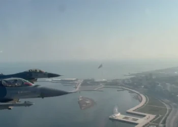 Türkiyə MN Bakıda hərbi paradda F-16-dan çəkilmiş videogörüntülərı yayıb