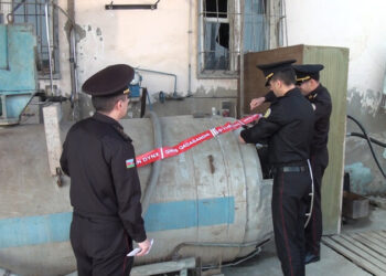 Sumqayıtda oksigen balonlarının doldurulması sexinin fəaliyyəti dayandırıldı – VİDEO/FOTO