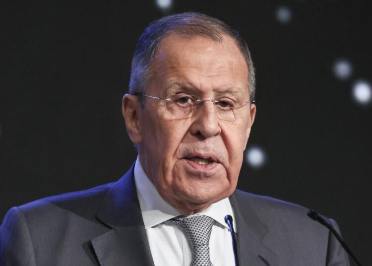 RUSSIA, MOSCOW - NOVEMBER 4, 2024: Russia's Minister of Foreign Affairs Sergei Lavrov speaks at the "Inventing the Future" International Science Fiction Symposium at the Russia National Centre. Sofya Sandurskaya/TASS

Россия. Москва. Министр иностранных дел РФ Сергей Лавров на Международном научно-фантастическом симпозиуме "Создавая будущее" в Национальном центре "Россия". Софья Сандурская/ТАСС