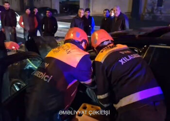 Bakıda qəza olub, bir nəfər ölüb, iki nəfər xəsarət alıb – VİDEO