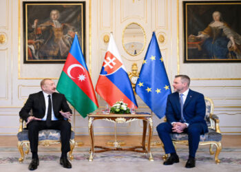 Azərbaycan və Slovakiya prezidentlərinin təkbətək görüşü olub