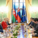 Bratislavada Azərbaycan və Slovakiya prezidentlərinin geniş tərkibdə görüşü olub