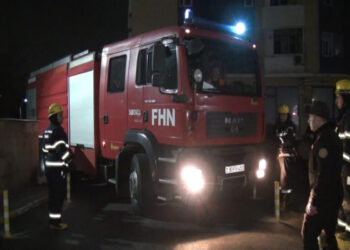 FHN Bakıda növbəti şərti yanğın təlimi keçirib – VİDEO