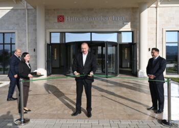 Ağdam şəhərində “Hilton Garden Inn Agdam” hoteli istifadəyə verilib