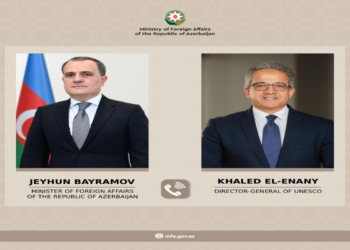 Ceyhun Bayramov UNESCO-nun Baş direktoru ilə telefon danışığı aparıb