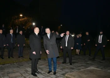 Azərbaycan və Slovakiya prezidentləri Bratislavada “Azadlıq Qapısı” abidəsini ziyarət ediblər
