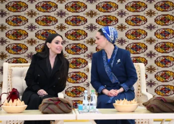 Leyla Əliyeva Türkmənistan milli mətbəxinə həsr olunan sərgidə iştirak edib