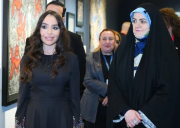 Leyla Əliyeva Zəhra Pezeşkianla görüşüb