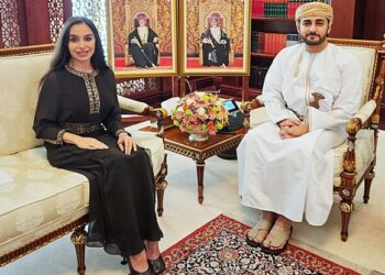 Leyla Əliyeva Oman Sultanlığının vəliəhdi ilə görüşdü