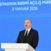 Prezident İlham Əliyev: Ölkəmizə 300 milyard dollardan çox xarici sərmayə cəlb edə bilmişik
