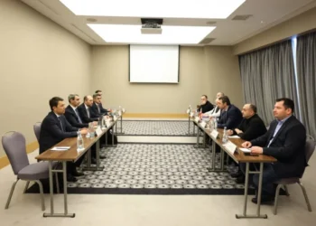 ADY sədri gürcüstanlı həmkarı ilə görüşüb