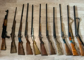 Ötən gün polis əməkdaşları tərəfindən 6 avtomat, 25 tüfəng aşkarlanıb