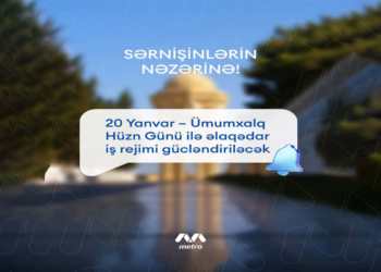Sabah Bakı metrosu gücləndirilmiş rejimdə işləyəcək