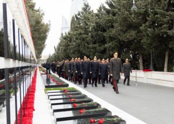 DİN-in şəxsi heyəti 20 Yanvar şəhidlərinin xatirəsini yad edib – VİDEO