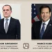 Ceyhun Bayramov Marko Rubio ilə Azərbaycan-Ermənistan normallaşma prosesini müzakirə edib
