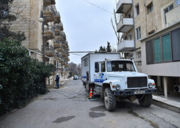 Səbail rayonunda 370 metr su xətti yenisi ilə əvəzlənib