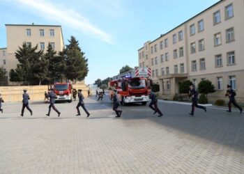 FHN Hərbi Liseydə təlim keçirib – VİDEO