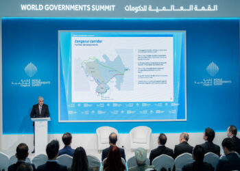 Samir Şərifov beynəlxalq forumda Zəngəzur Dəhlizinin strateji önəmindən bəhs edib