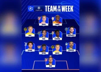 UEFA Çempionlar Liqasının pley-off mərhələsi üzrə həftənin rəmzi komandası açıqlanıb