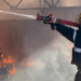 Şəkidə 6 otaqlı ev yandı