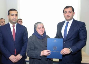 Tərtərdə şəhid ailələrinə və əlilliyi olan şəxslərə daha 25 mənzil verilib