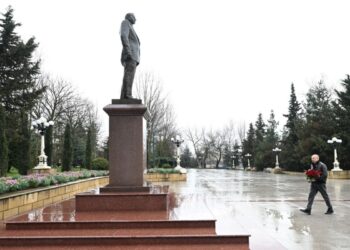 Prezident İlham Əliyev Şamaxı rayonuna səfər edib