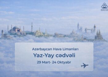 Heydər Əliyev Beynəlxalq Aeroportu yaz-yay uçuş cədvəlinə keçir