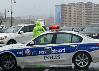 DİN: Yağışlı hava ilə əlaqədar polis naryadları küçə və prospektlərdə xidmətə cəlb olunub