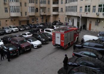 FHN yaşayış kompleksində şərti yanğın təlimi keçirib – VİDEO
