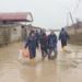 Xaçmazda intensiv yağışlar nəticəsində evlərə su dolub, 22 nəfər təxliyə edilib
