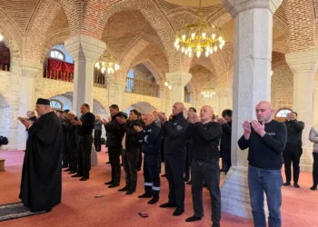 Şuşada bayram namazı qılınıb