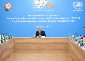 Təşkilat Komitəsinin növbəti iclasında WUF13-ə hazırlıq məsələlərinə dair məruzələr dinlənilib