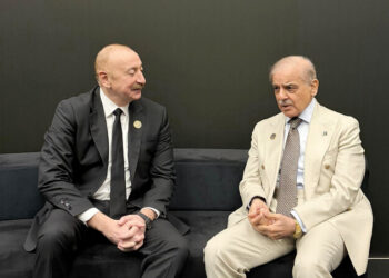 İlham Əliyev Antalya Diplomatiya Forumu çərçivəsində Şahbaz Şəriflə görüşdü