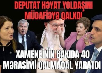 Deputat həyat yoldaşını müdafiəyə qalxdı: Xameneinin Bakıda 40 mərasimi QALMAQAL yaratdı – LAF TV