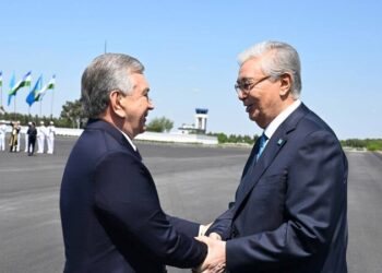 Qazaxıstan Prezidenti Özbəkistanda səfərdədir