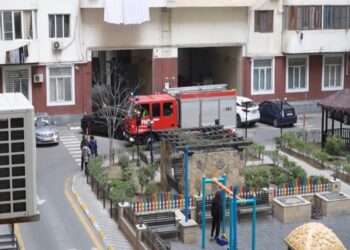 FHN Bakıda yayayış kompleksində şərti yanğın təlimi keçirib – VİDEO